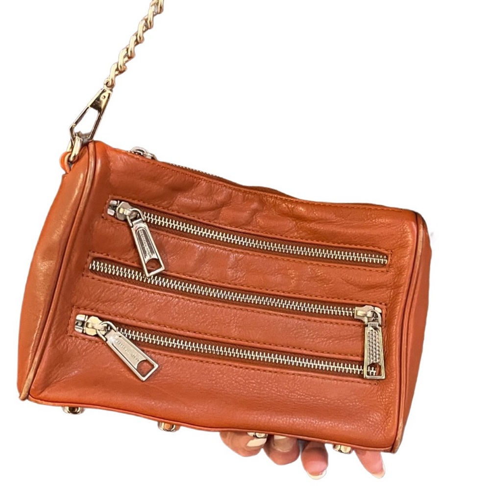 Rebecca Minkoff Leather and metal crossbody bag, good Condition - Picture 3 of 16